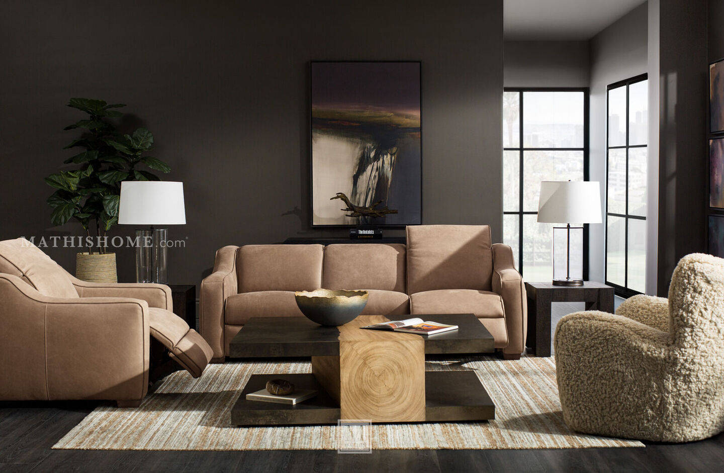 Bernhardt Flynn Power Motion Sofa
